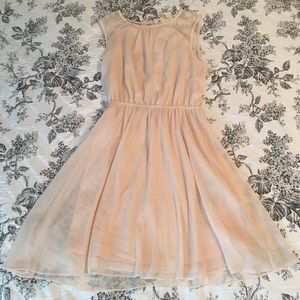 Simple Pink Lace Dress 🌸